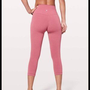 Lululemon Align Pants Crop 21" 2 Moss Rose